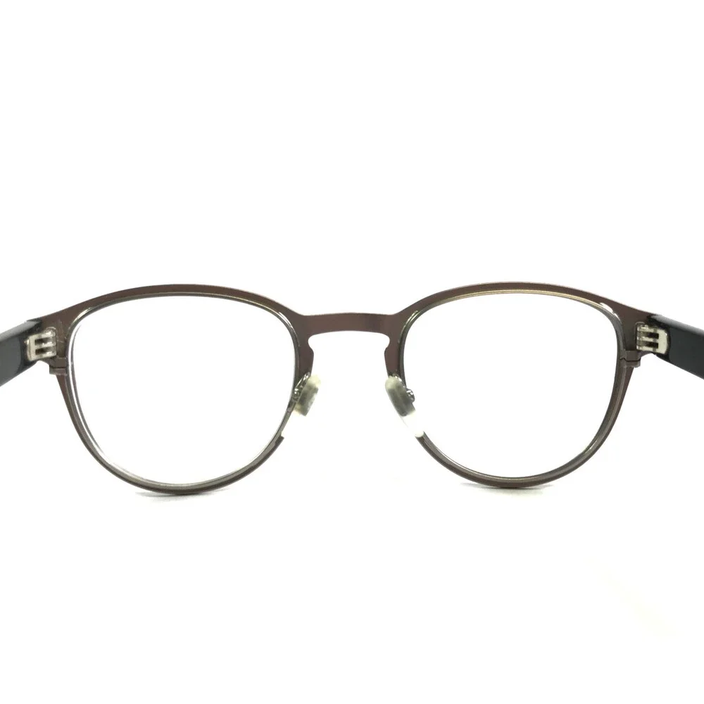 Gucci Eyeglasses Frames GG0161O 004 Dark Gray Round Full Rim 53-23-150